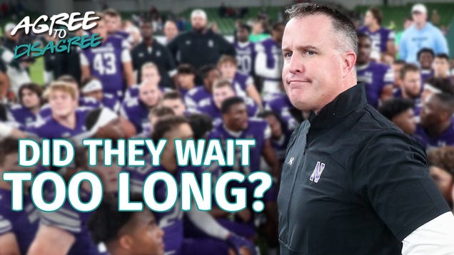 should-northwestern-have-fired-pat-fitzgerald-before-the-hazing-scandal?-|-agree-to-disagree